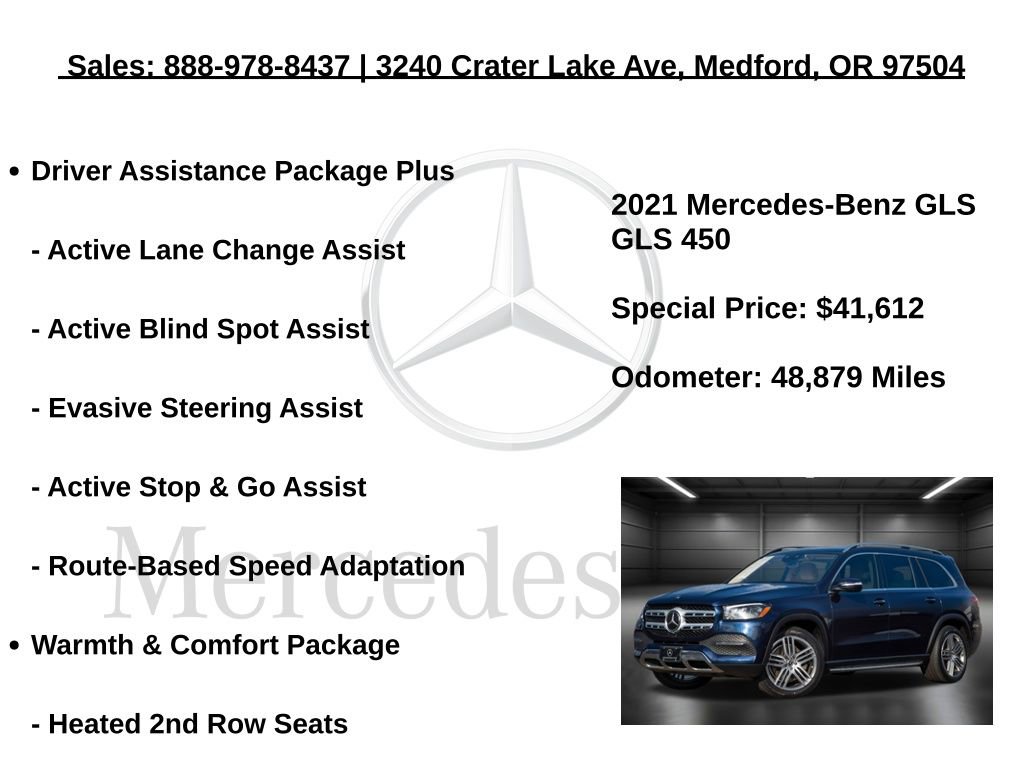 Used 2021 Mercedes-Benz GLS 450 4MATIC image 10