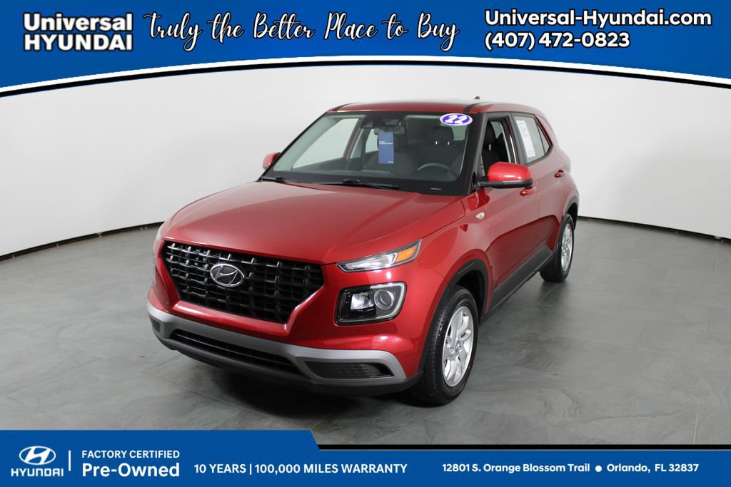 Certified 2022 Hyundai Venue SE FWD image 1