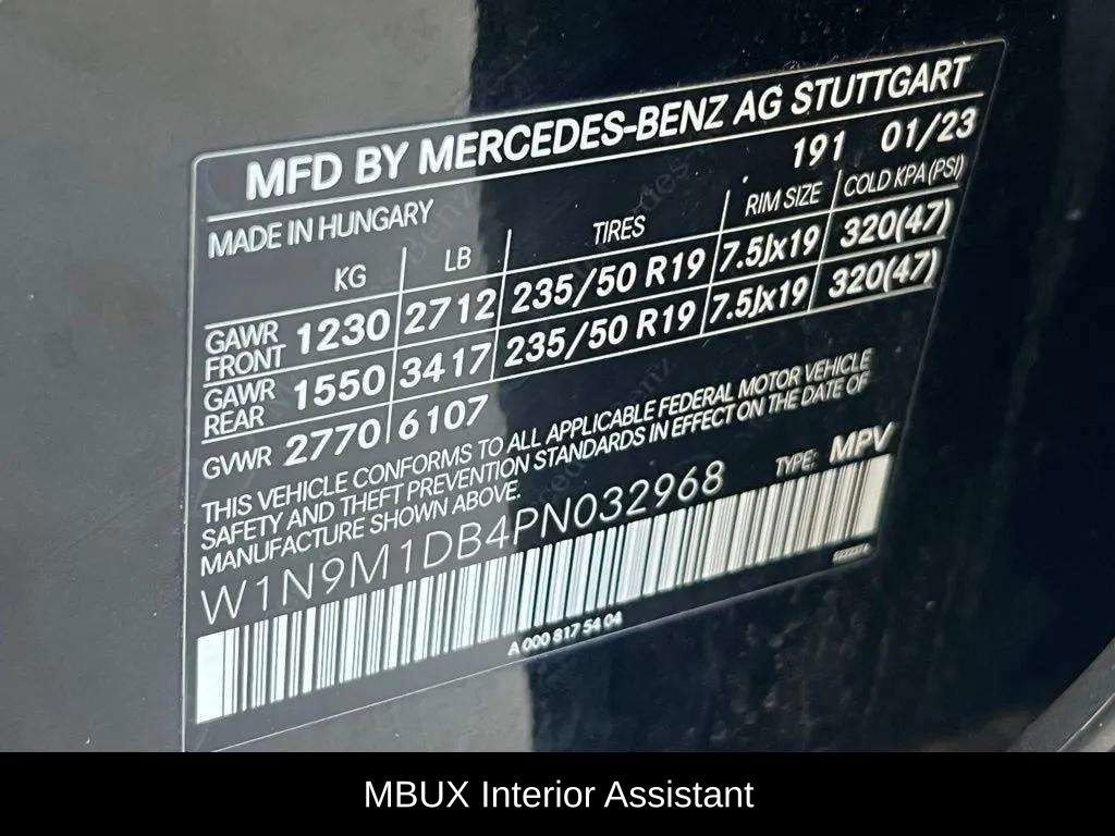 Used 2023 Mercedes-Benz EQB 350 4MATIC SUV image 31