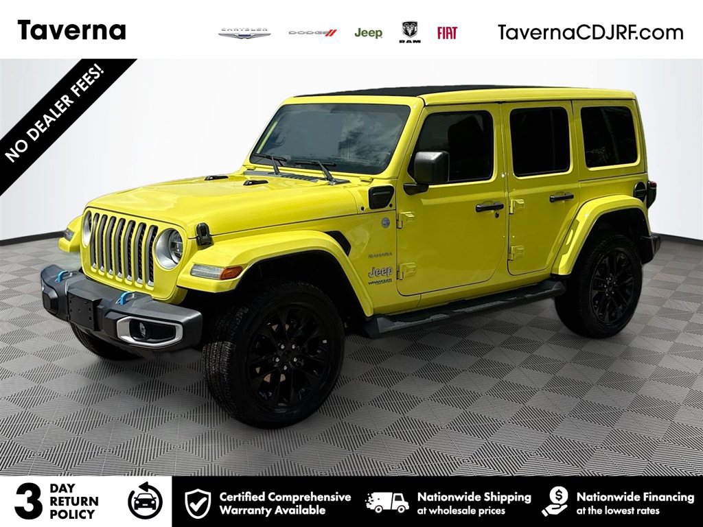 Used 2022 Jeep Wrangler Unlimited Sahara w/ Cold Weather Group AWD/4WD image 1