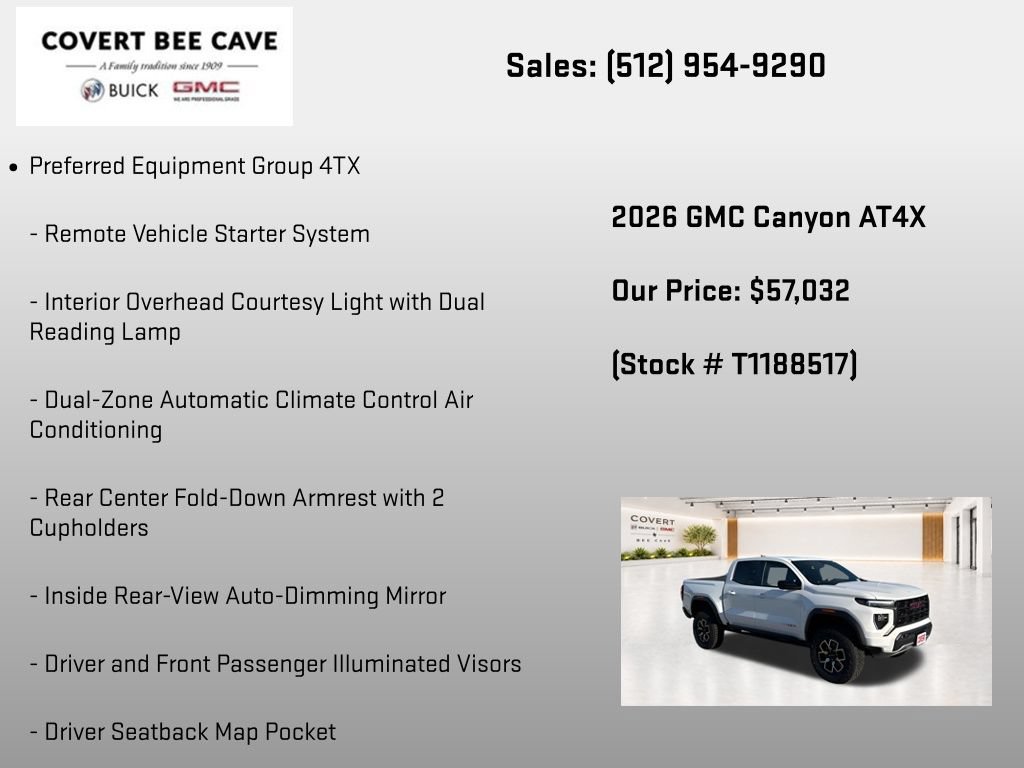 New 2026 GMC Canyon AT4X AWD/4WD image 14