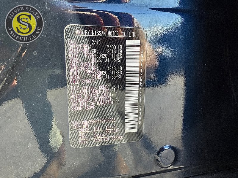 Used 2019 Nissan Armada Platinum w/ Captain's Chairs Package image 29