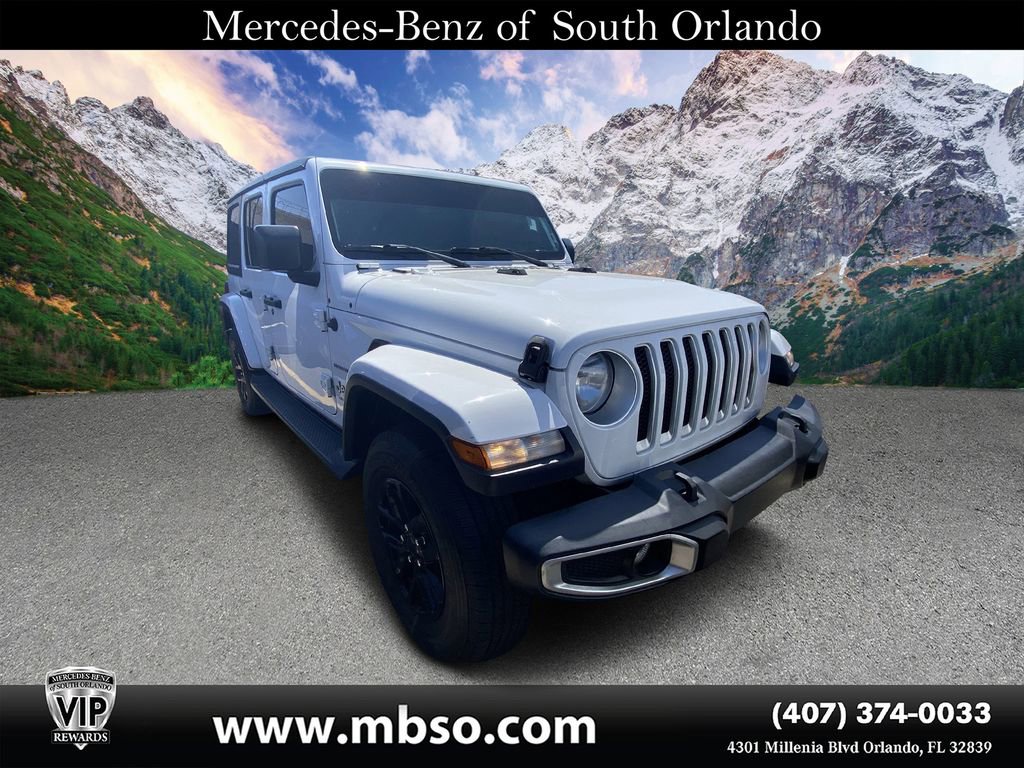 Used 2020 Jeep Wrangler Unlimited Sahara image 1