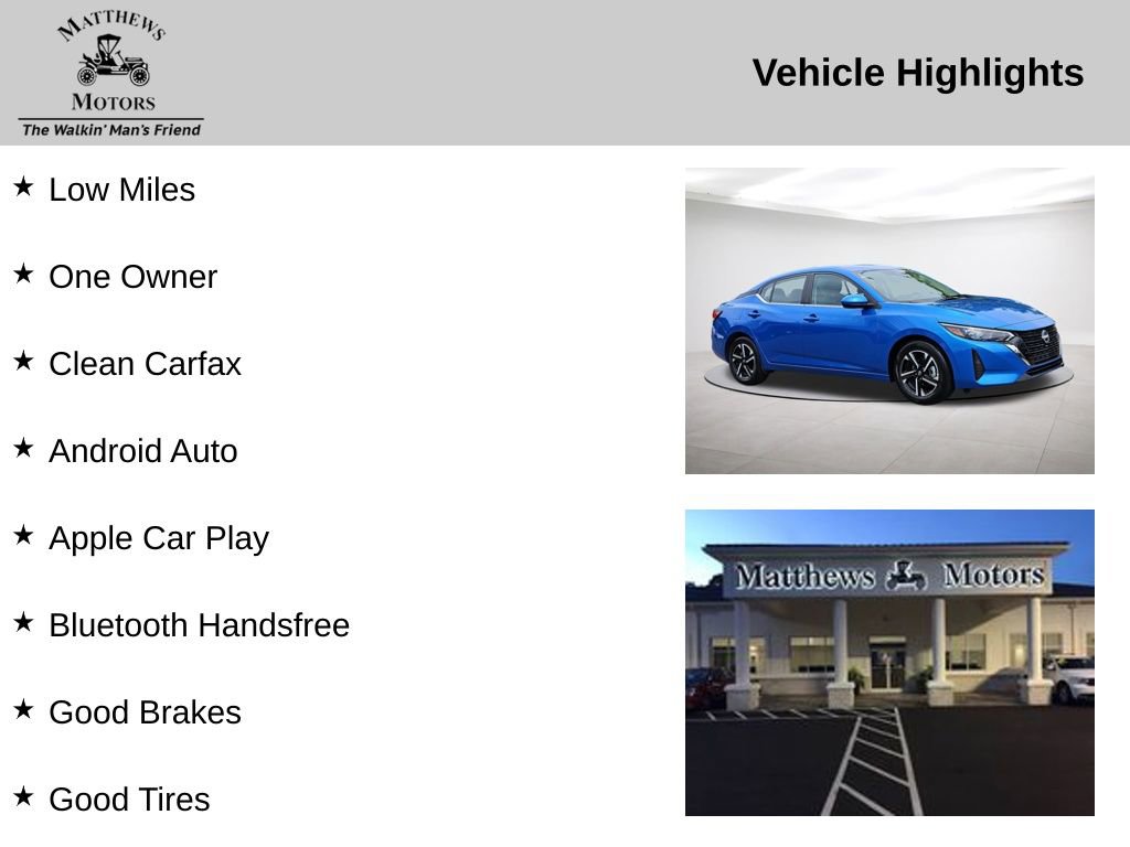 Used 2025 Nissan Sentra SV FWD image 14
