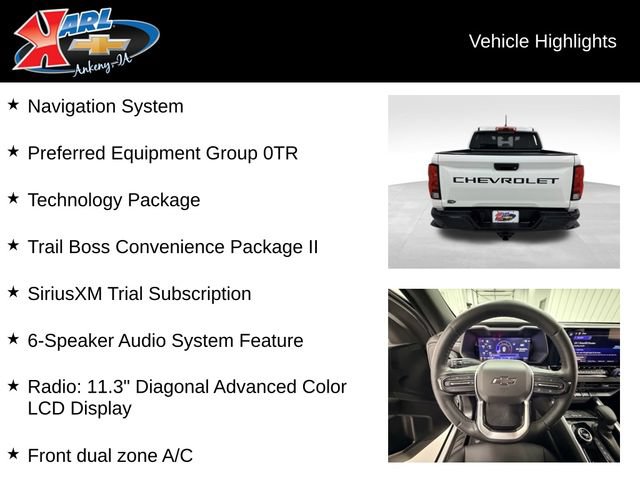 Certified 2025 Chevrolet Colorado Trail Boss AWD/4WD image 2