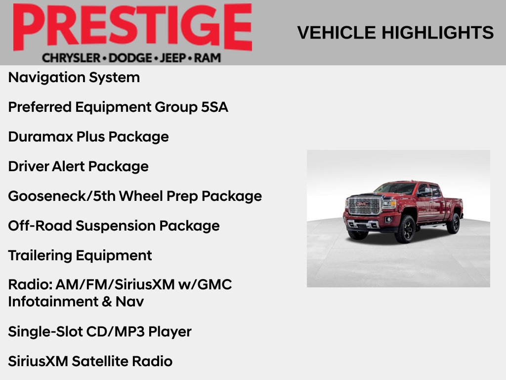 Used 2018 GMC Sierra 3500 Denali w/ Duramax Plus Package AWD/4WD image 2
