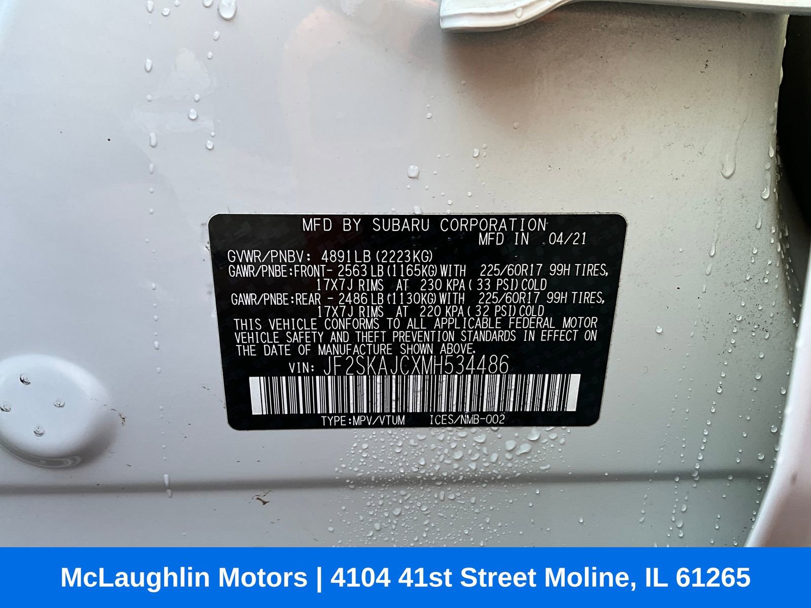 Certified 2021 Subaru Forester Premium w/ Popular Package #1 image 19