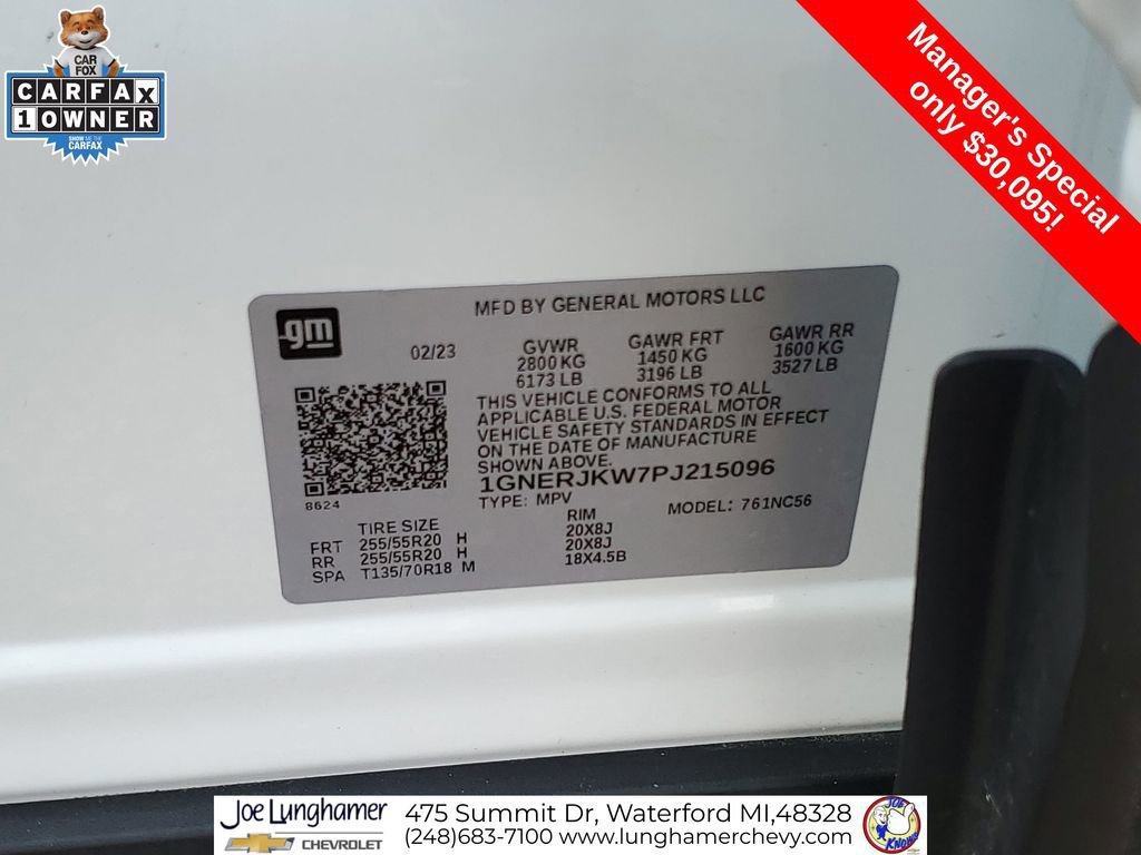 Certified 2023 Chevrolet Traverse RS image 35