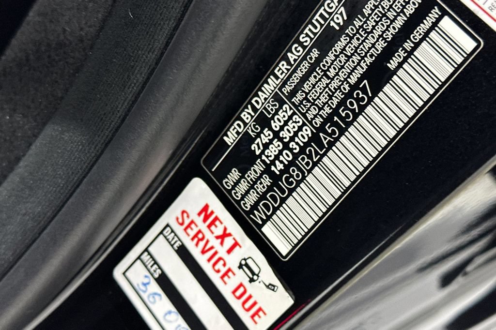 Certified 2020 Mercedes-Benz S 63 AMG 4MATIC Sedan image 40