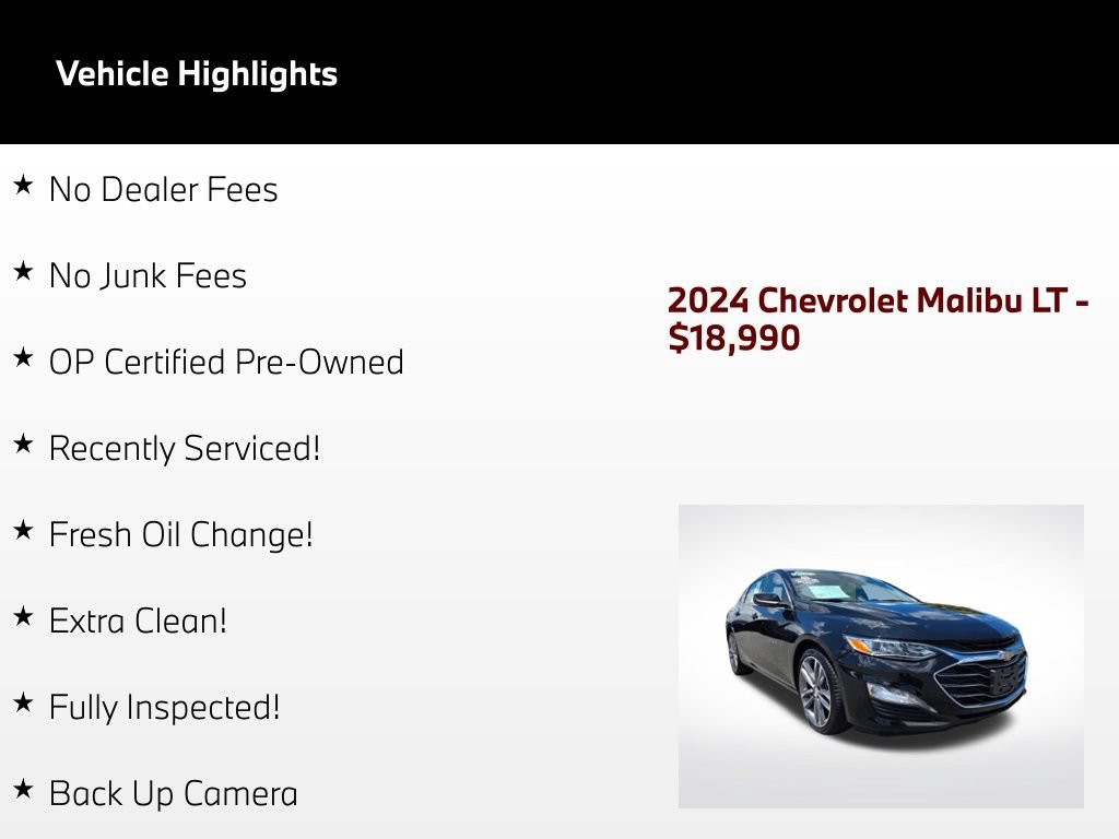 Used 2024 Chevrolet Malibu LT FWD image 53