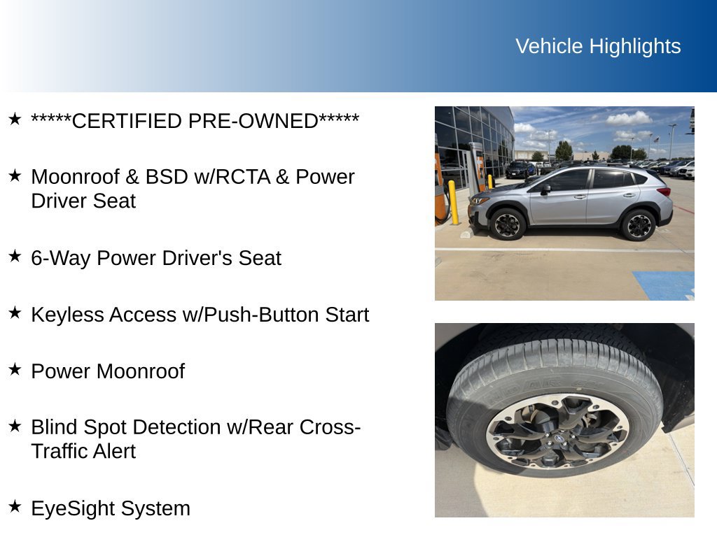 Certified 2023 Subaru Crosstrek 2.0i Premium AWD/4WD image 5