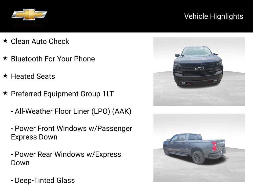 Used 2021 Chevrolet Silverado 1500 LT Trail Boss w/ Convenience Package II AWD/4WD image 17