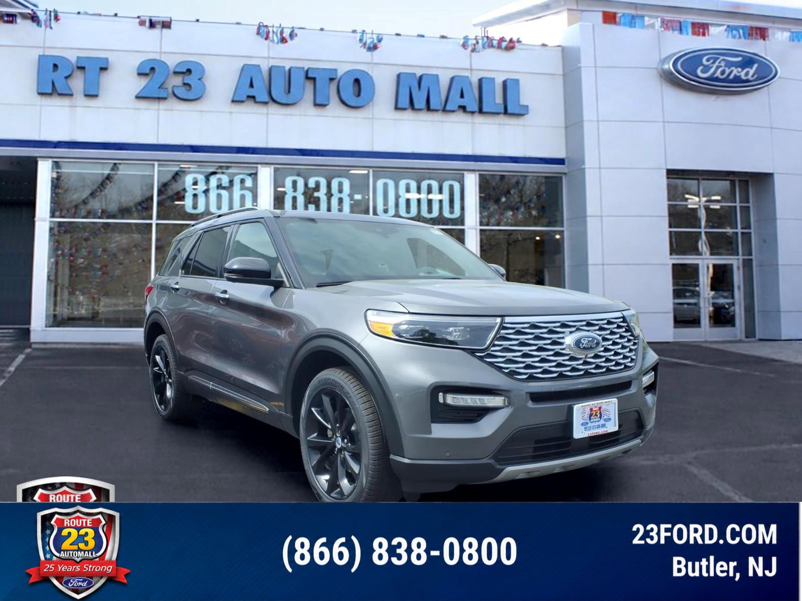Certified 2023 Ford Explorer Platinum w/ Technology Package