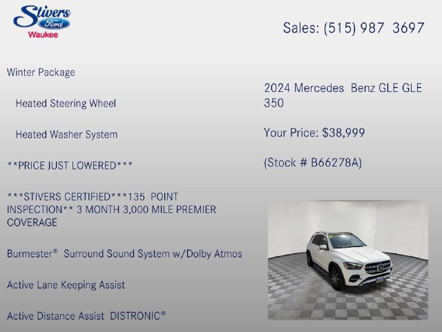 Used 2024 Mercedes-Benz GLE 350 4MATIC image 21