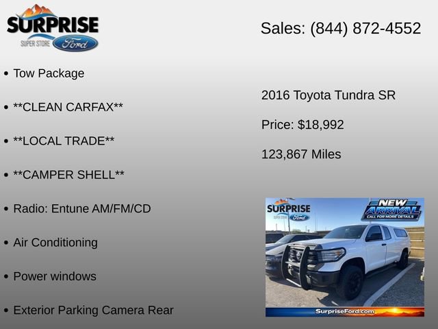 Used 2016 Toyota Tundra SR w/ Tow Package RWD image 6