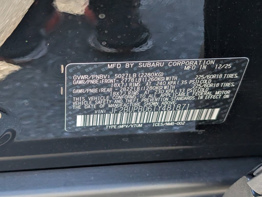 New 2026 Subaru Outback Premium image 16