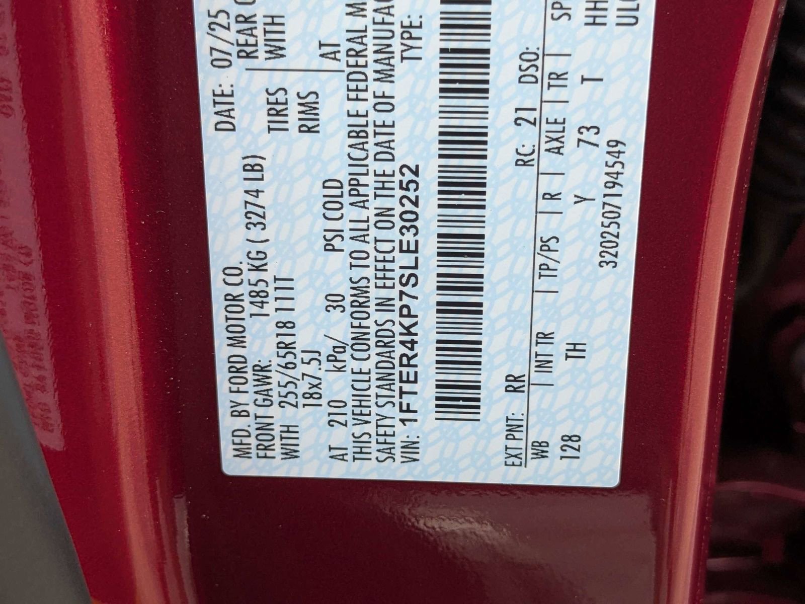 Used 2025 Ford Ranger Lariat w/ FX4 Off-Road Package image 20