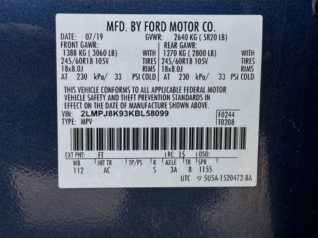 Used 2019 Lincoln Nautilus Select AWD/4WD image 41