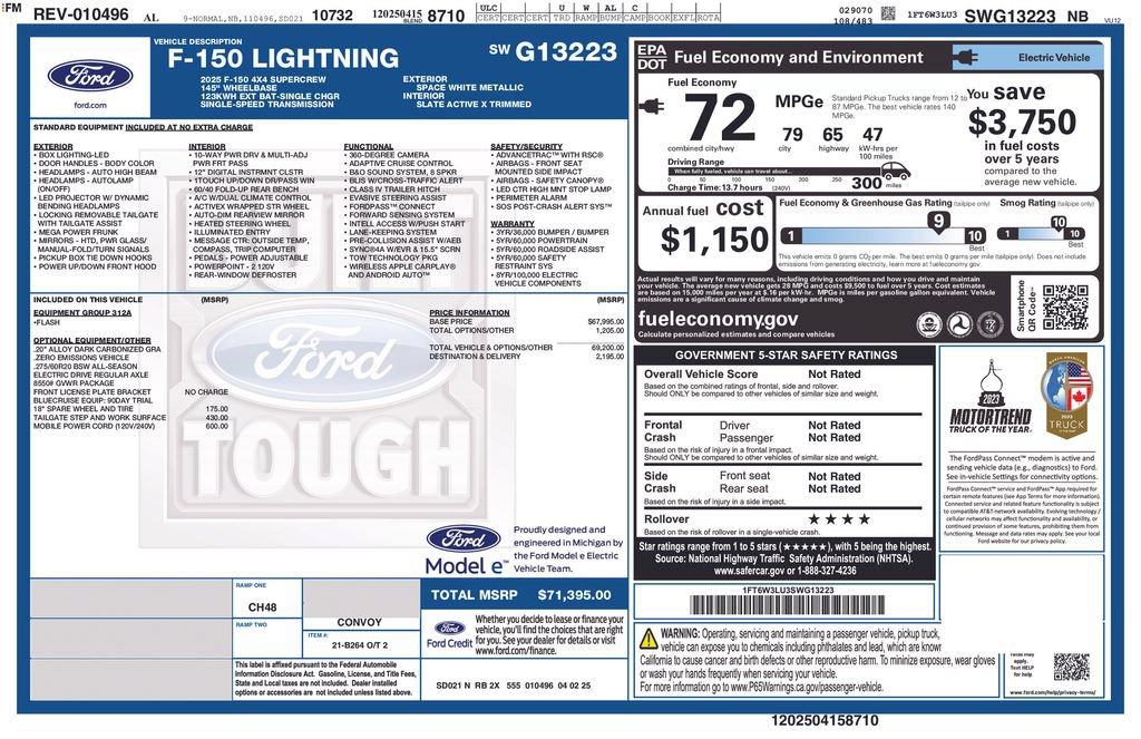 Used 2025 Ford F150 Lightning Flash AWD/4WD image 27