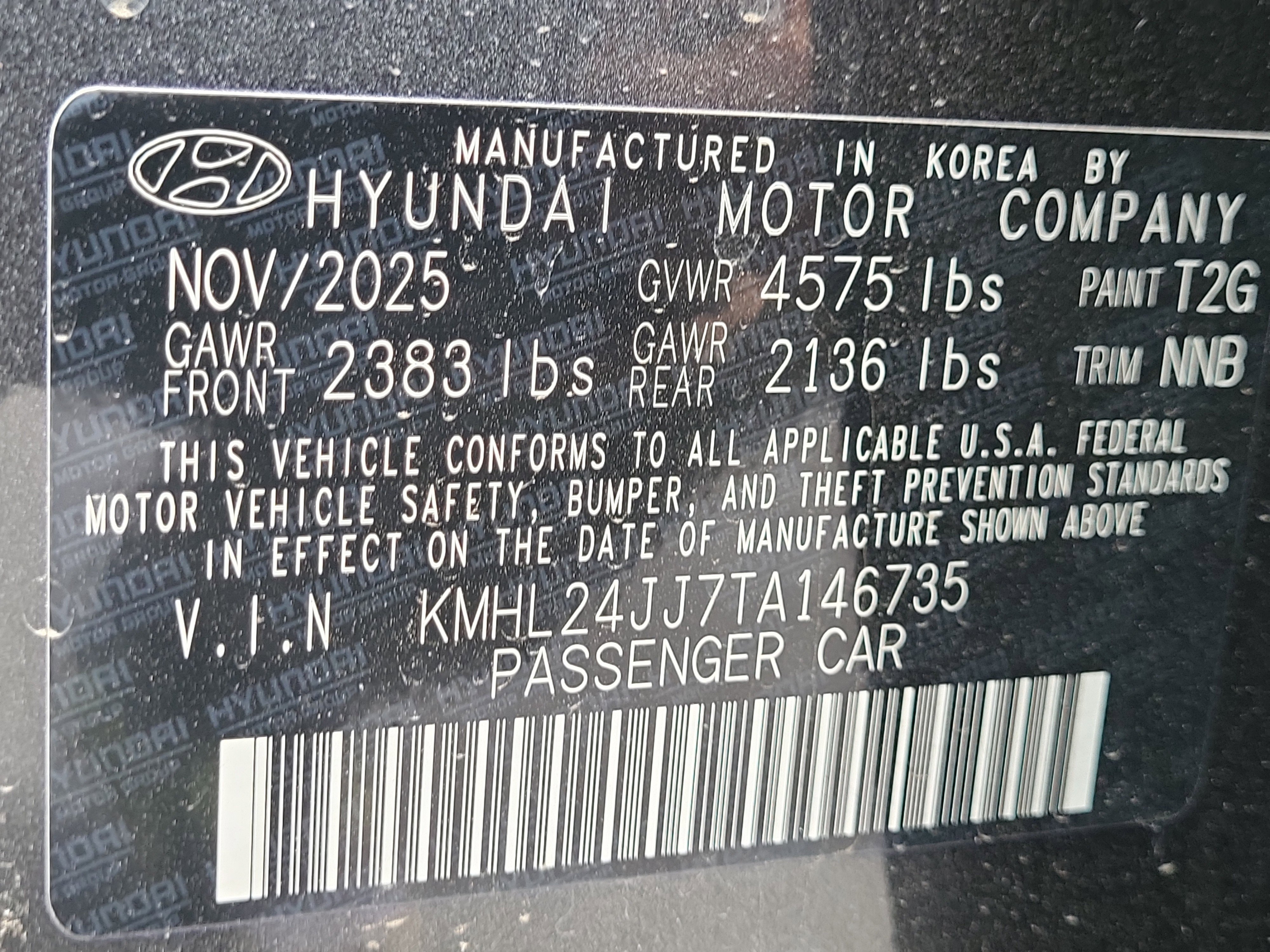 New 2026 Hyundai Sonata Blue FWD image 25