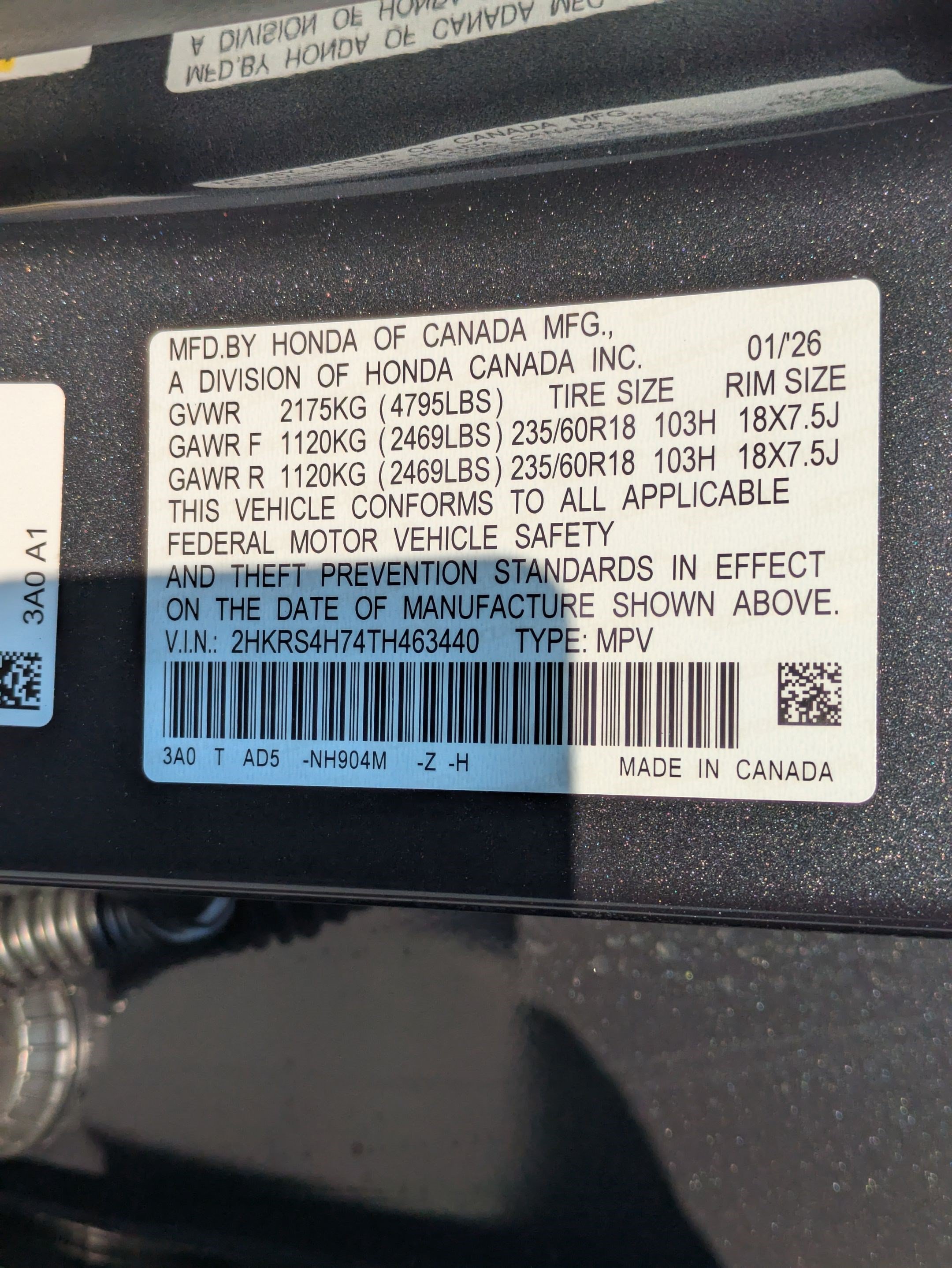 Certified 2026 Honda CR-V EX-L image 18