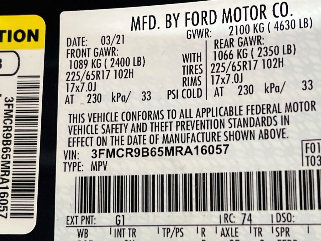 Used 2021 Ford Bronco Sport Big Bend AWD/4WD image 27