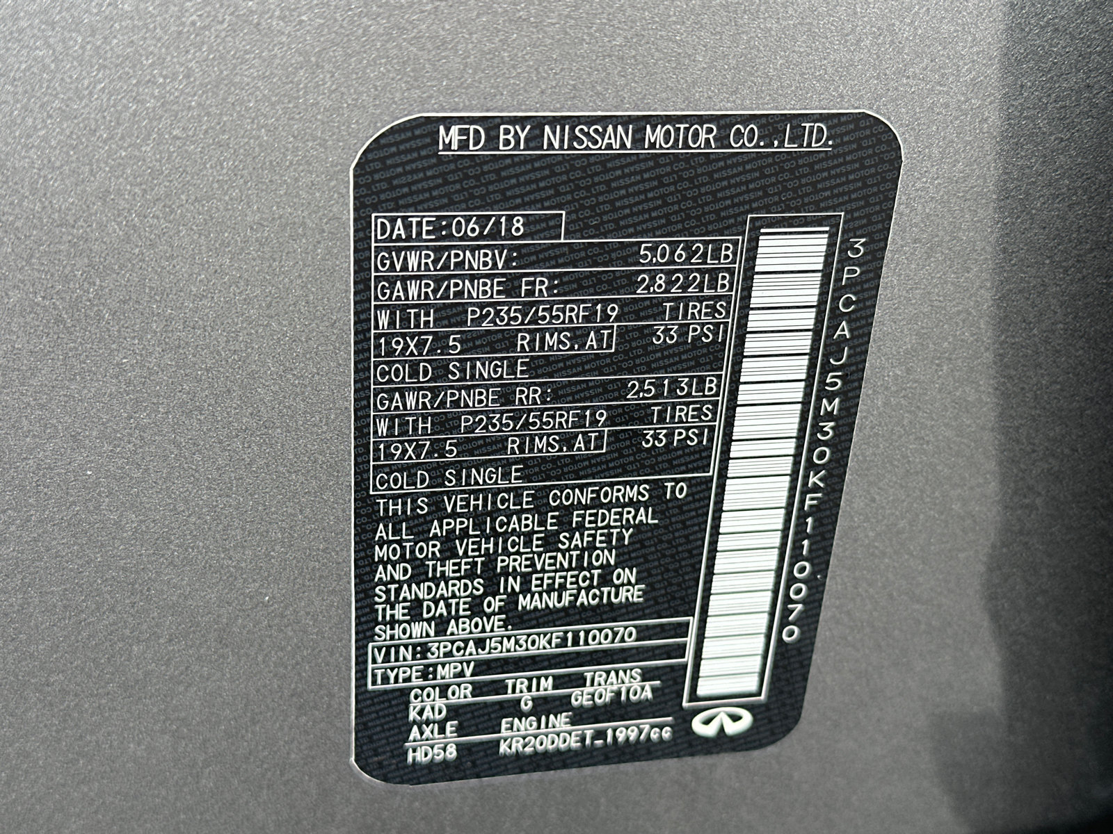 Used 2019 INFINITI QX50 Essential w/ Proactive Package AWD/4WD image 32