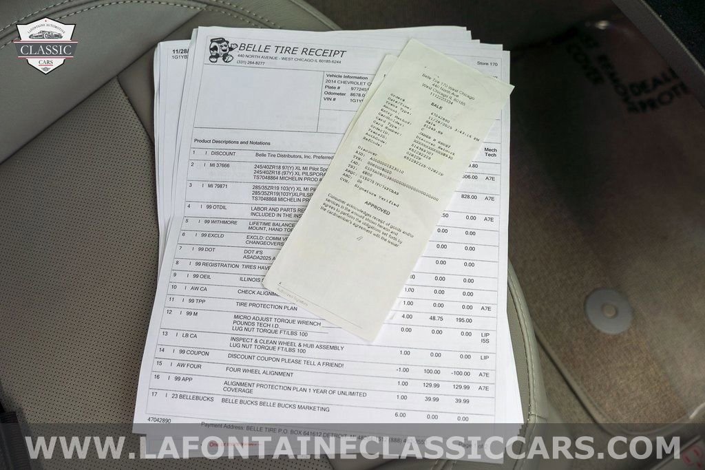 Used 2014 Chevrolet Corvette Base w/ Battery Protection Package image 7