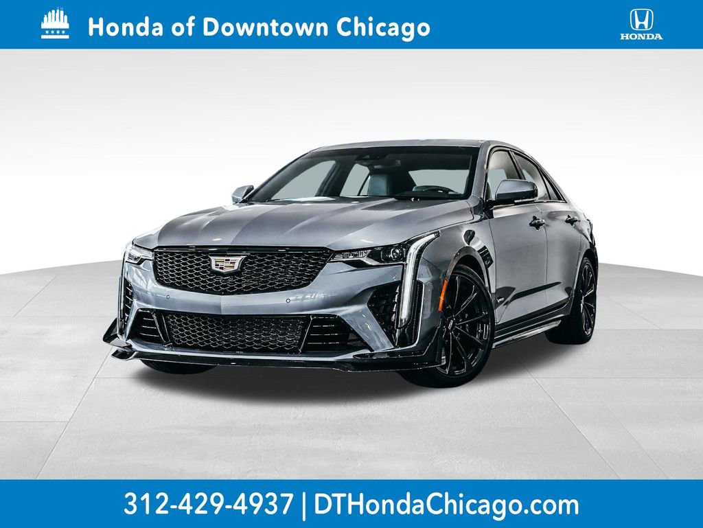 Used 2022 Cadillac CT4 V Blackwing w/ Carbon Fiber 1 Package RWD image 1