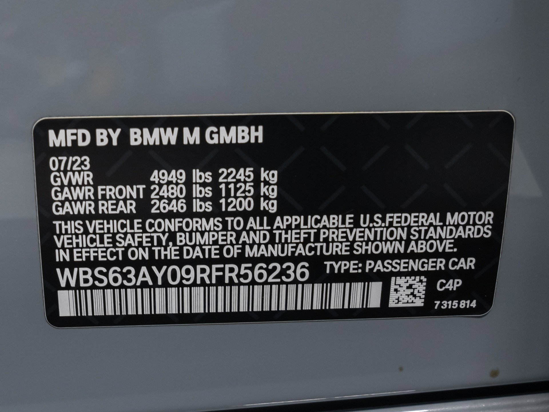 Used 2024 BMW M3 CS w/ M Driver's Package AWD/4WD image 95