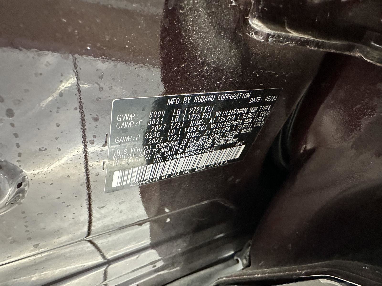 Used 2023 Subaru Ascent Touring AWD/4WD image 16
