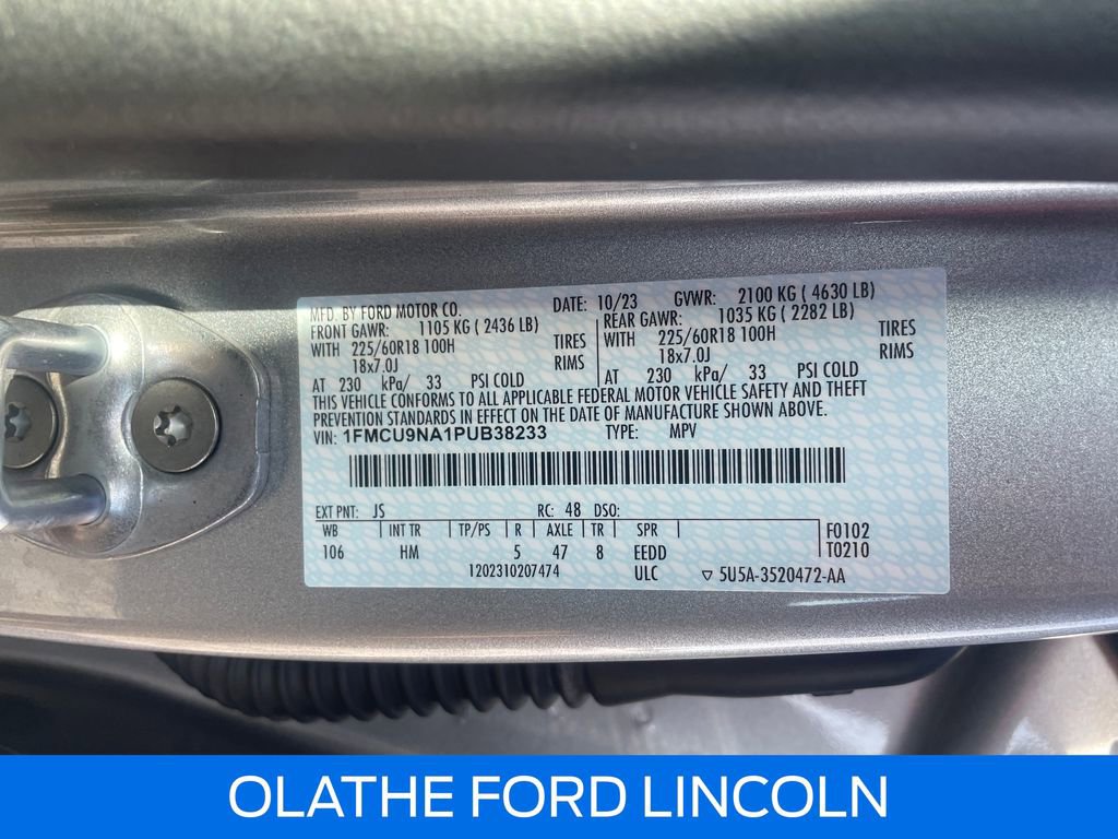 Used 2023 Ford Escape ST-Line Select w/ Tech Pack #1 image 31