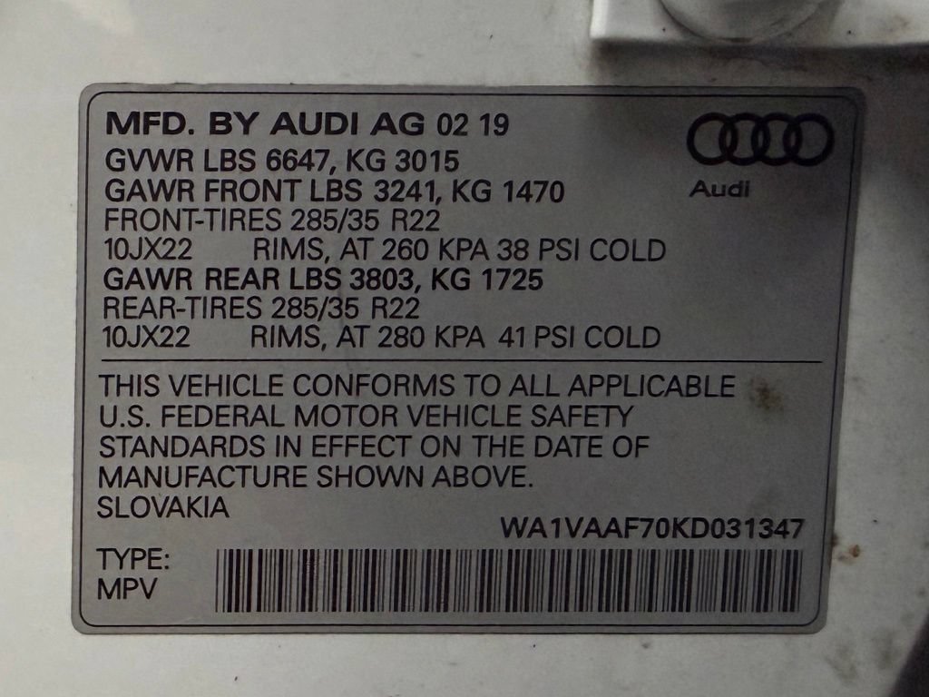 Used 2019 Audi Q7 3.0T Prestige AWD/4WD image 11
