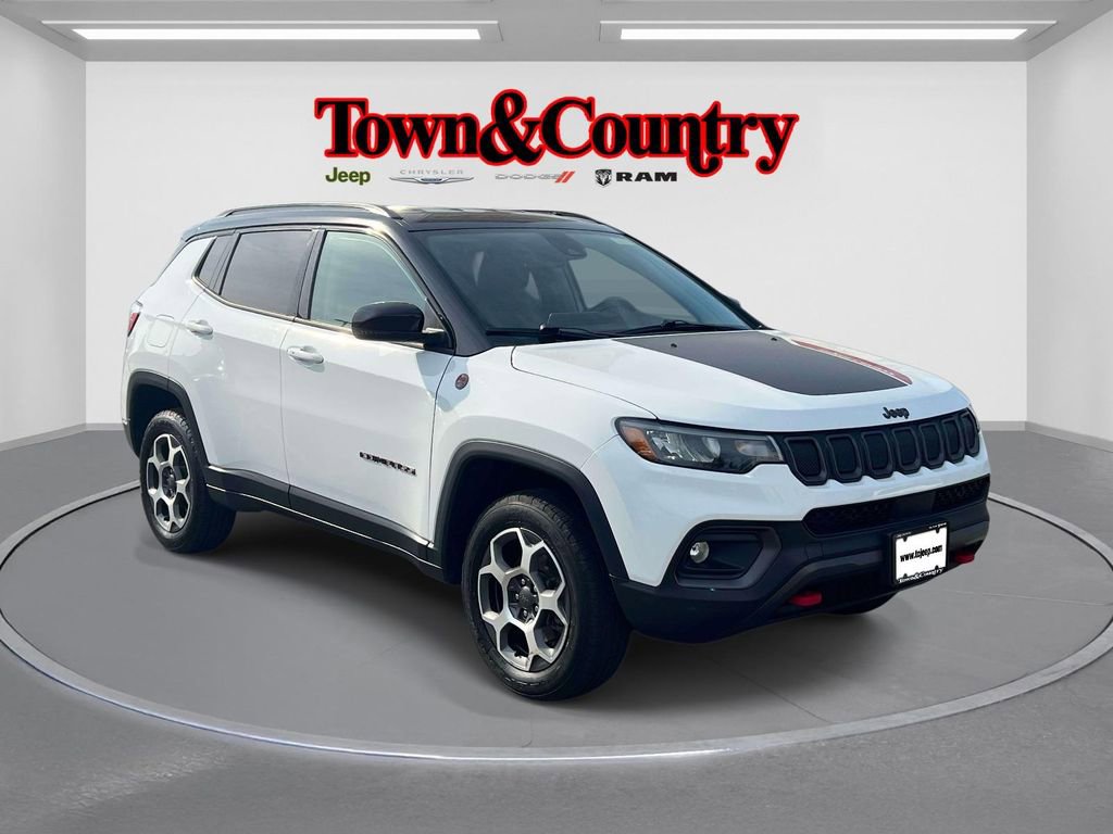 Certified 2022 Jeep Compass Trailhawk w/ Trailhawk Convenience Group image 1