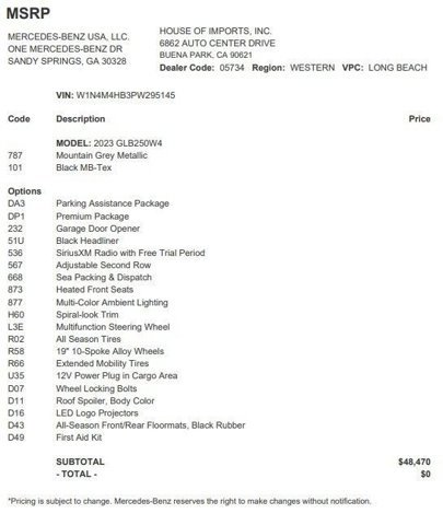 Certified 2023 Mercedes-Benz GLB 250 4MATIC image 4
