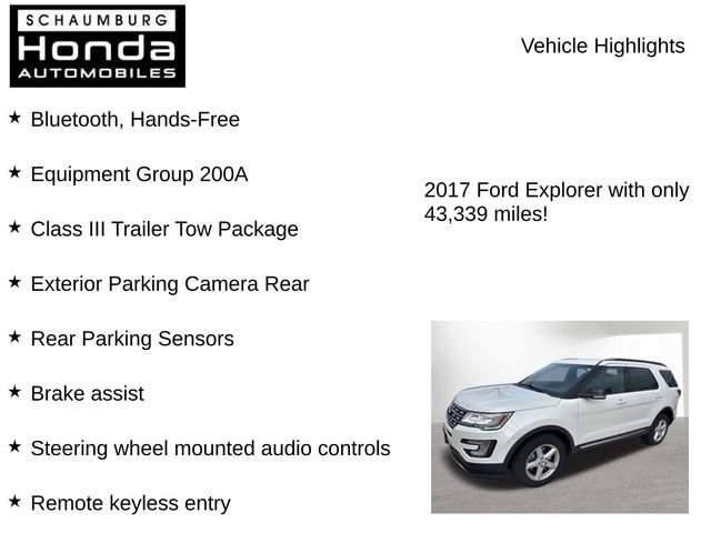 Used 2017 Ford Explorer XLT AWD/4WD image 7