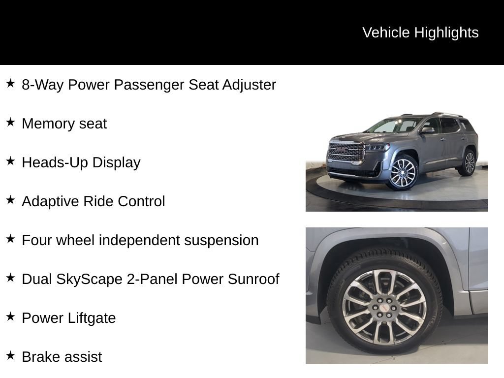 Used 2021 GMC Acadia Denali w/ Denali Ultimate Package AWD/4WD image 32