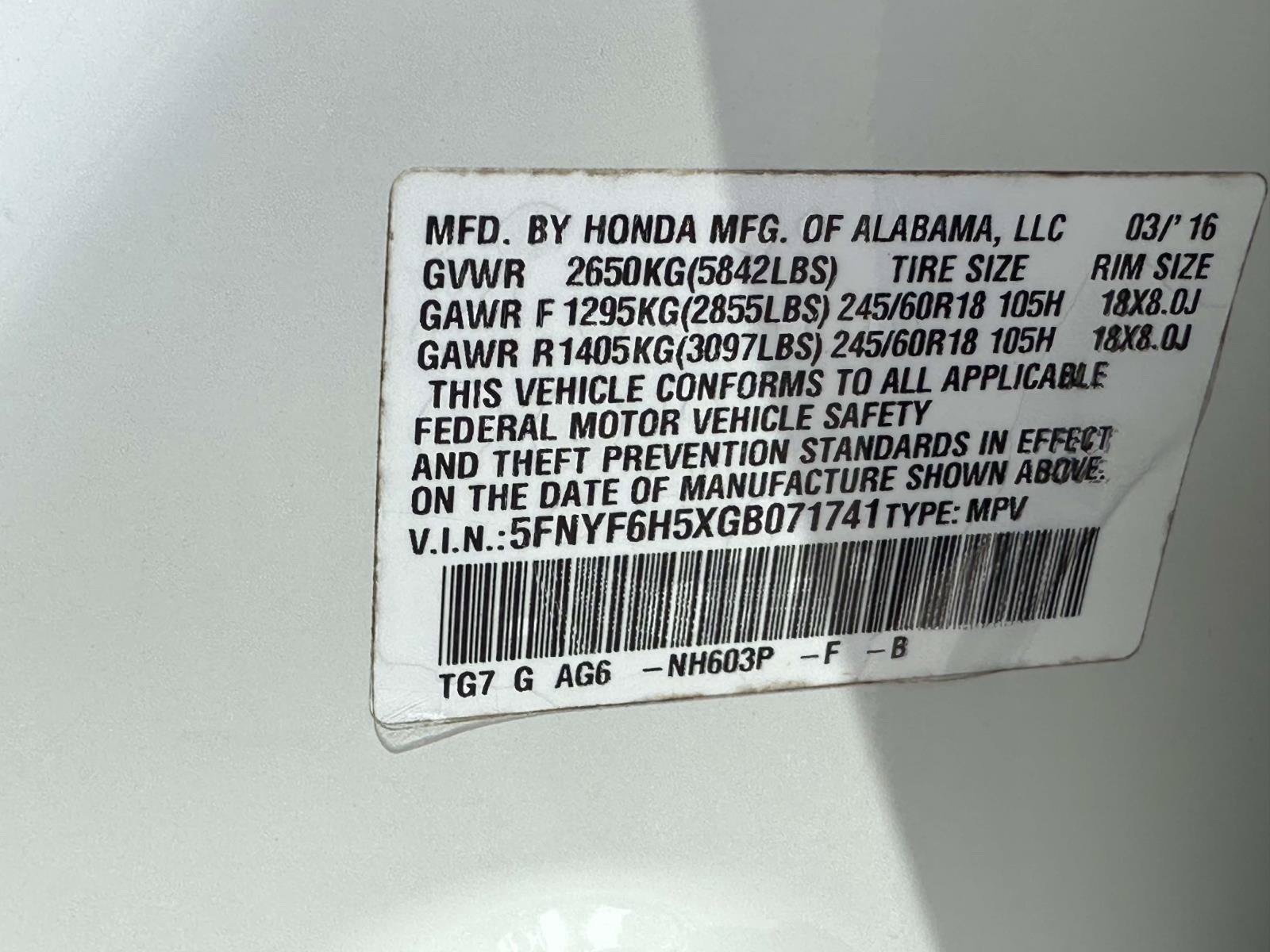 Used 2016 Honda Pilot EX-L image 30