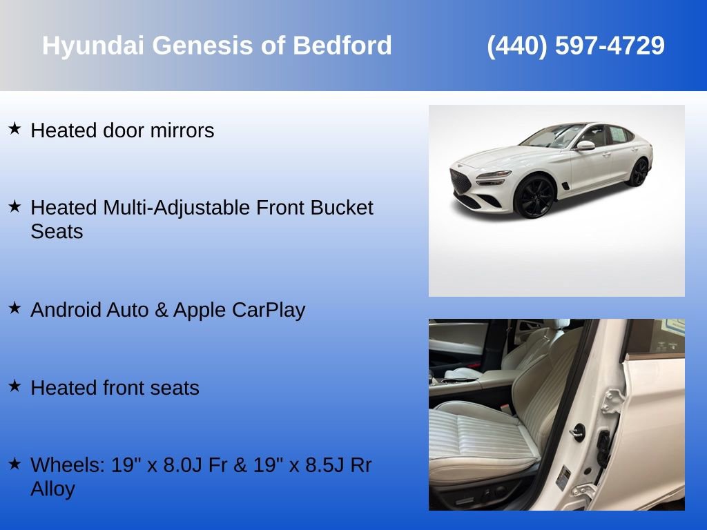 Used 2023 Genesis G70 2.0T w/ Sport Prestige Package image 14