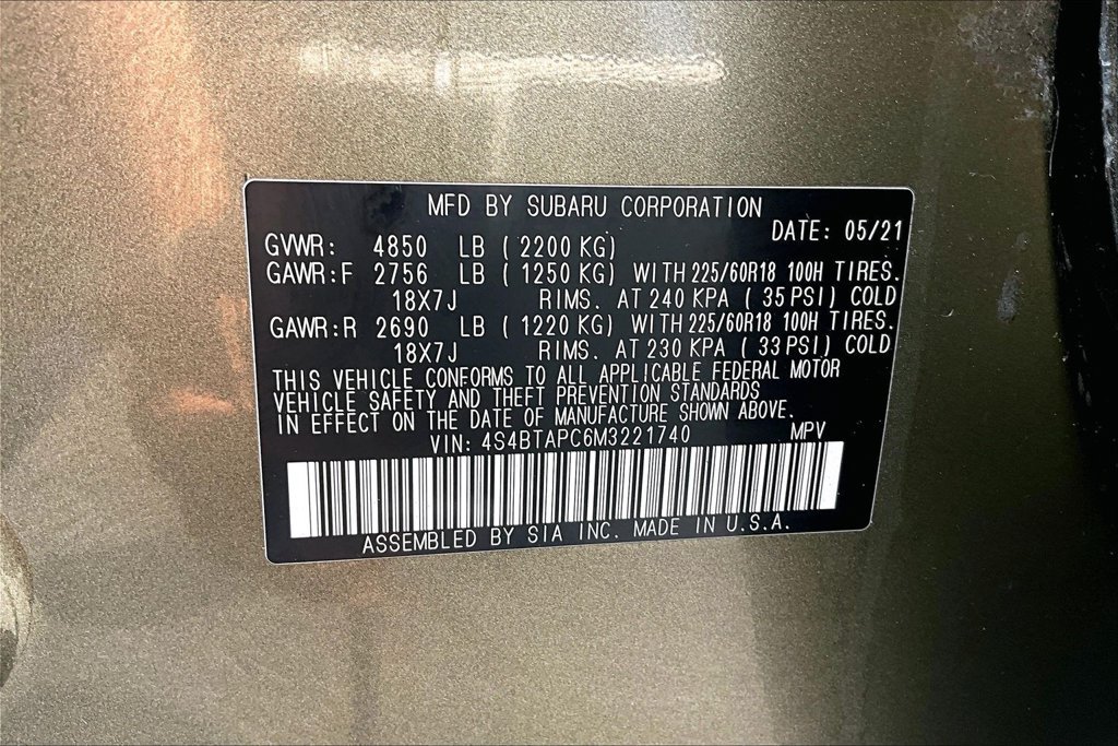 Used 2021 Subaru Outback Touring AWD/4WD image 20