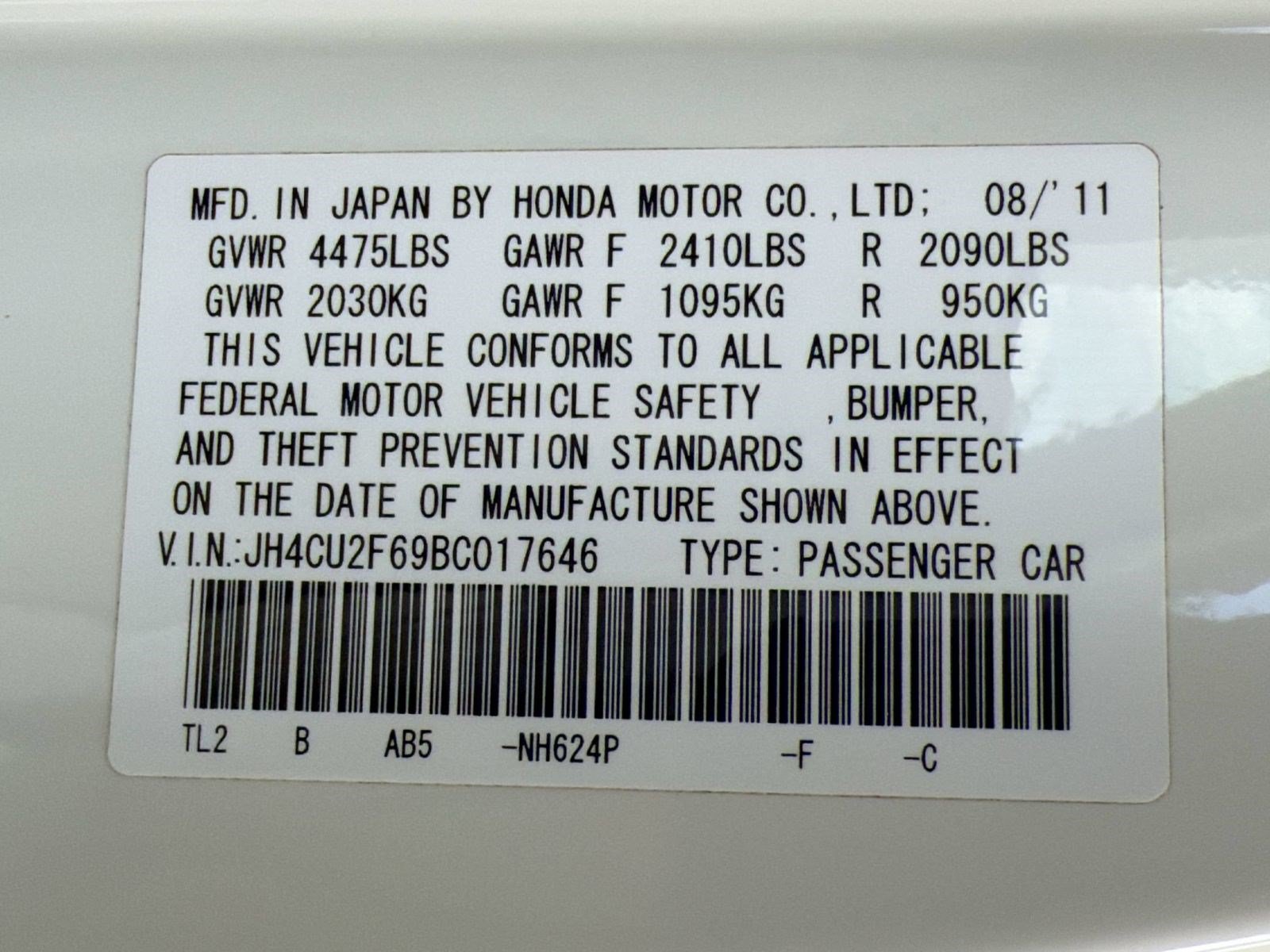 Used 2011 Acura TSX Sedan FWD image 25