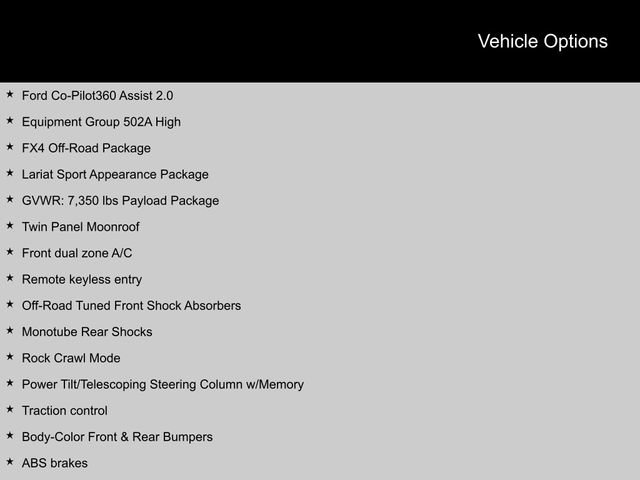 Used 2023 Ford F150 Lariat w/ Equipment Group 502A High image 2