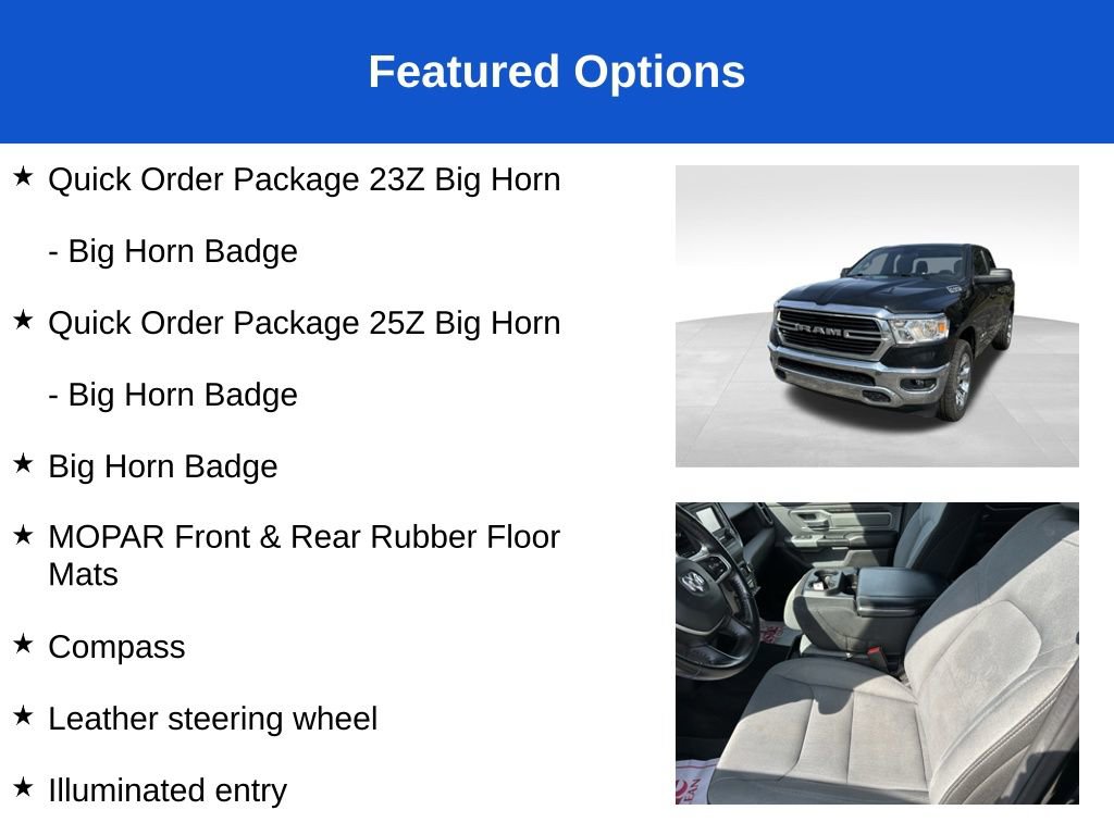 Used 2021 RAM 1500 Big Horn image 3