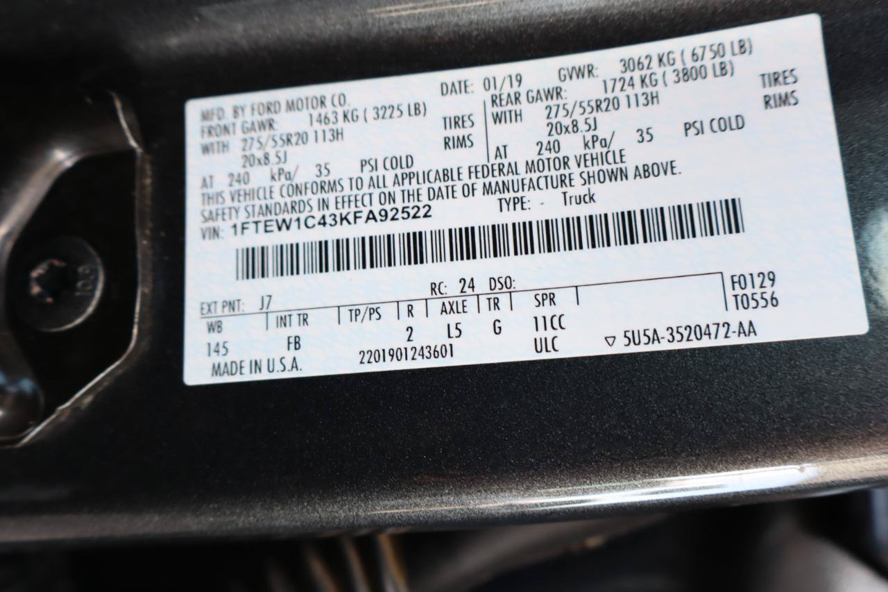 Used 2019 Ford F150 XLT w/ Equipment Group 302A Luxury RWD image 45