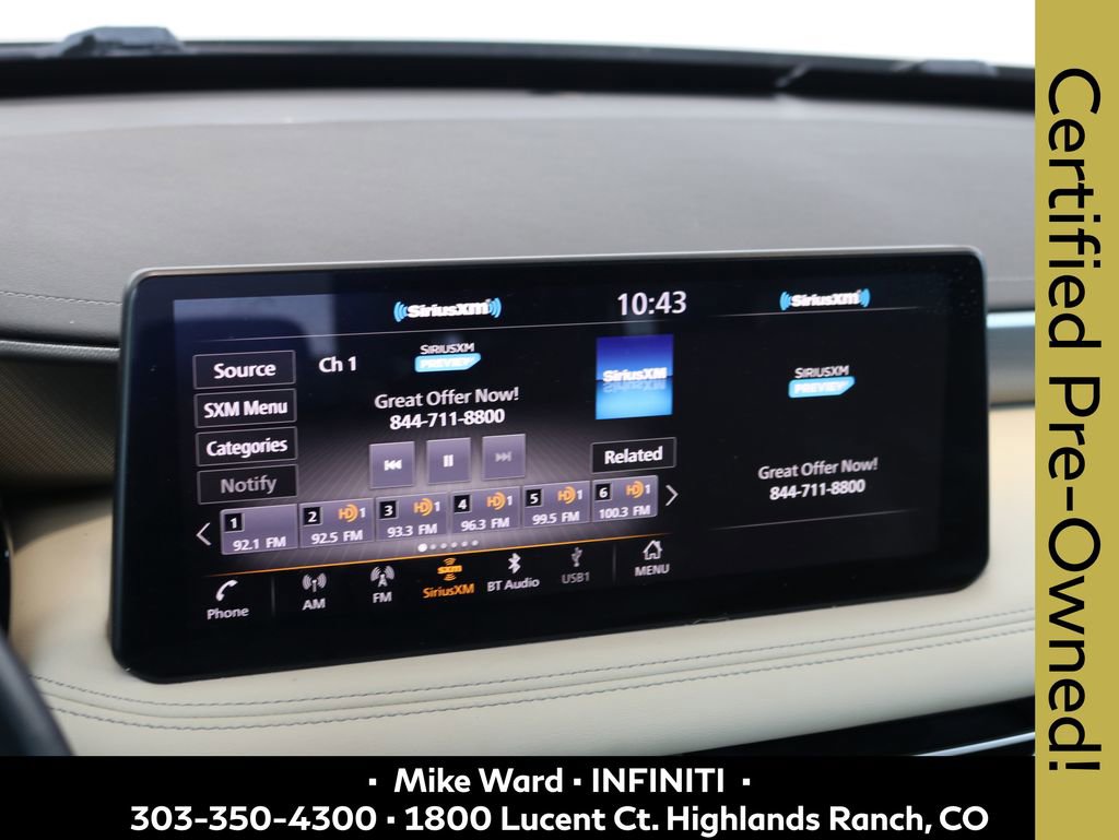 Certified 2023 INFINITI QX60 Luxe w/ Cargo Package AWD/4WD image 9