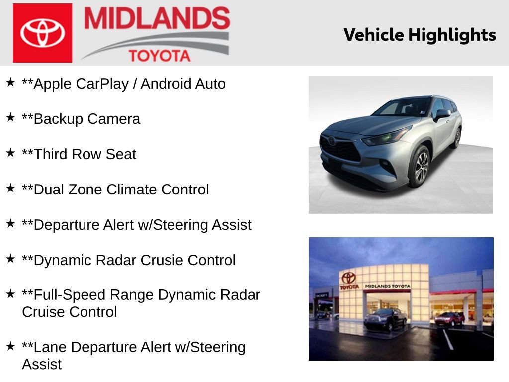 Used 2022 Toyota Highlander XLE image 2