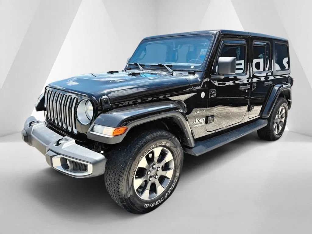 Used 2021 Jeep Wrangler Unlimited Sahara w/ Uconnect 4C Nav & Sound Group AWD/4WD image 3