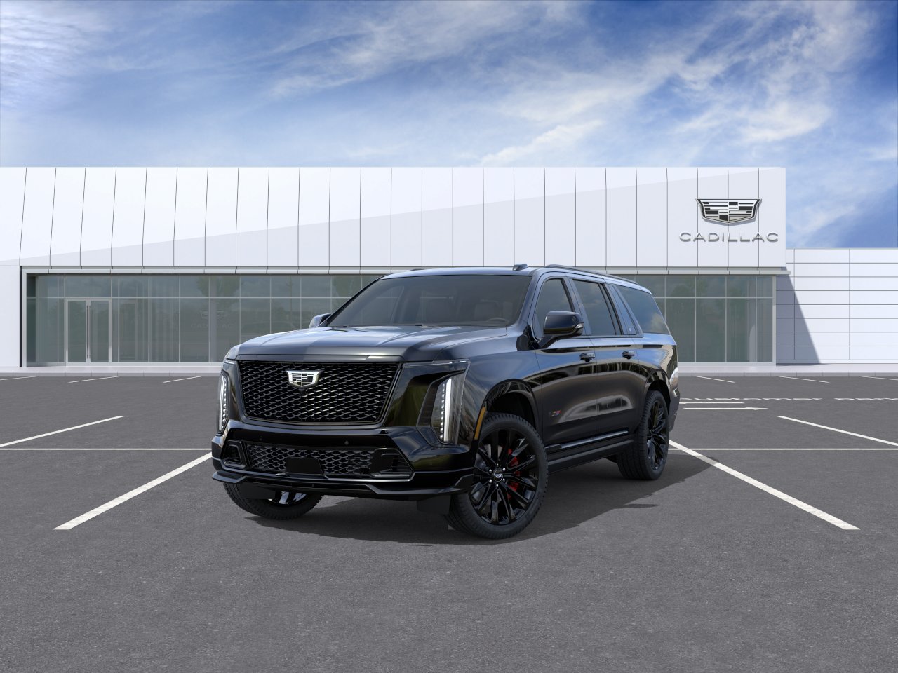 New 2026 Cadillac Escalade ESV V w/ LPO, ONYX Package AWD/4WD image 8