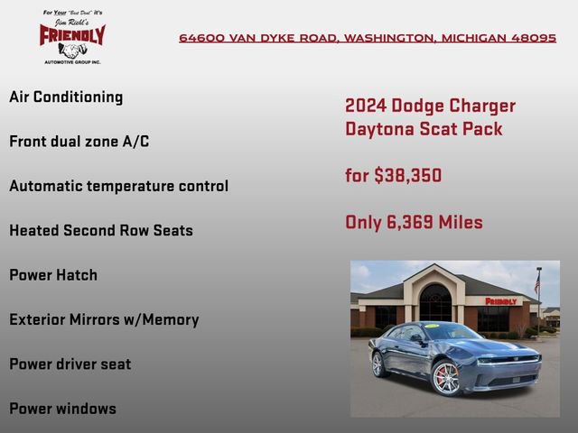 Used 2024 Dodge Charger Daytona Scat Pack w/ Plus Group AWD/4WD image 30