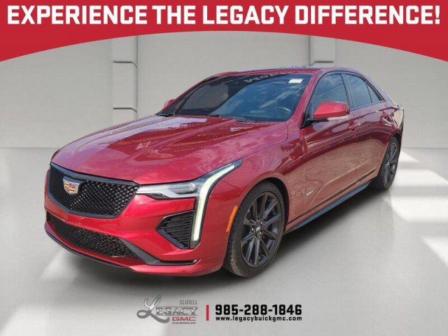 Used 2021 Cadillac CT4 V w/ Technology Package RWD image 1